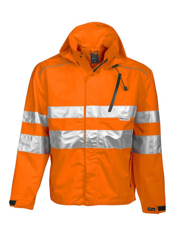 Projob Herren Wind- und Wasserdichte Allround Jacke mit EN ISO 20471 Klasse 3 EN 343/3 Zertifikat