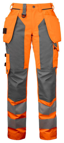 Damen Arbeitshose En Iso 20471 klasse 2 - Warnschutzhose