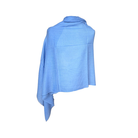 AISHITERU - Celune Cashmere Shawl - Sky Whisper - Featherlight Sky-Blue Luxury ✨🧣