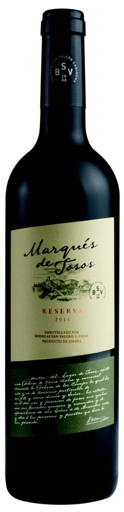 Bodegas San Valero Marques de Tosos Reserva 2021
