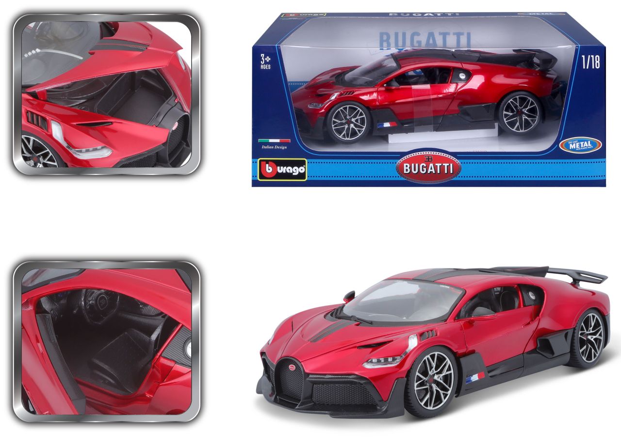 Bugatti Divo 1/18 rot