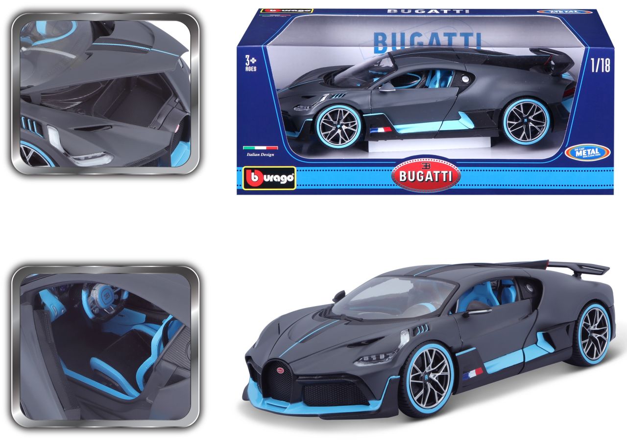 Bugatti Divo 1/18 grau