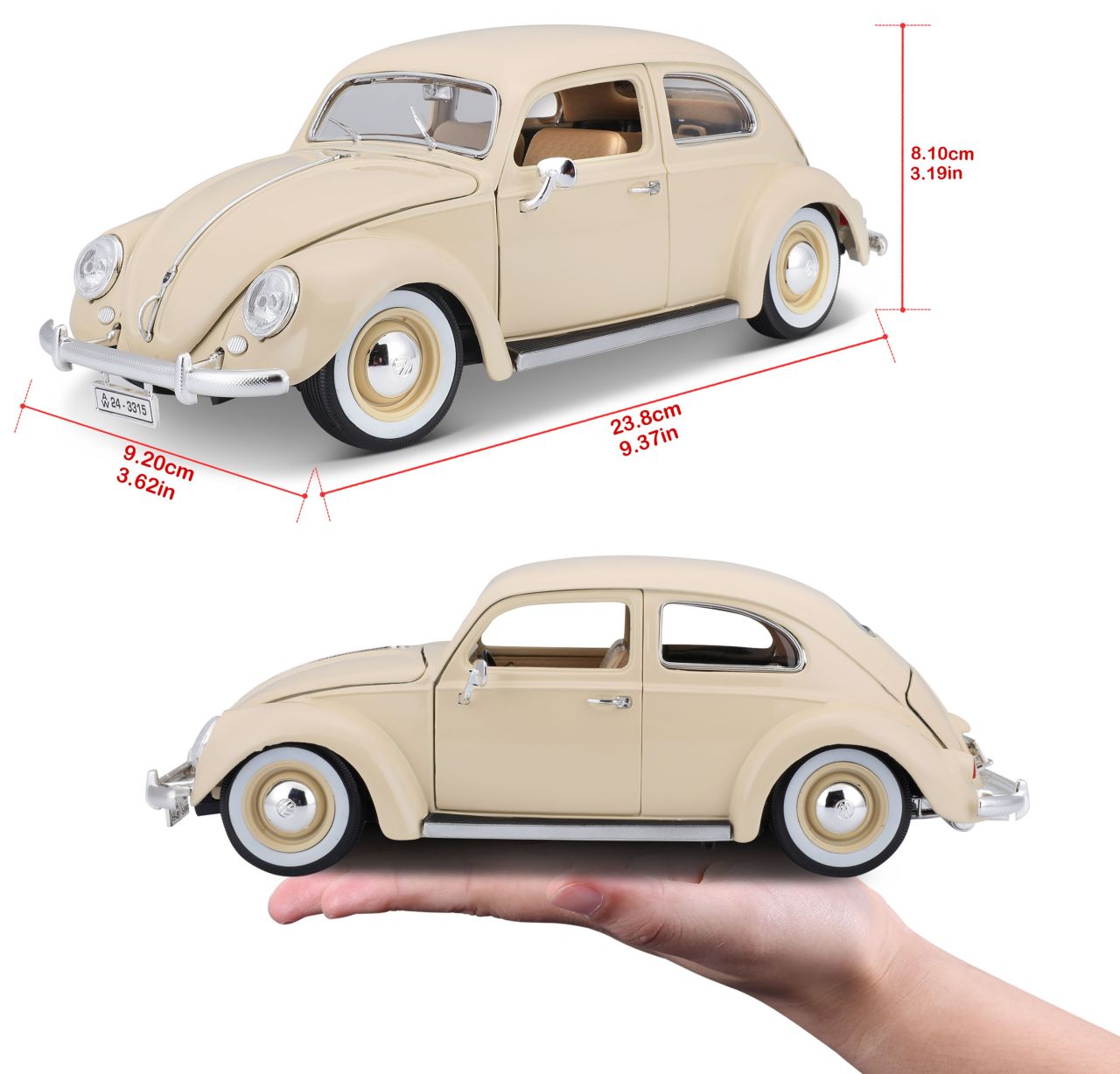 Volkswagen Käfer 1955 1/18 beige