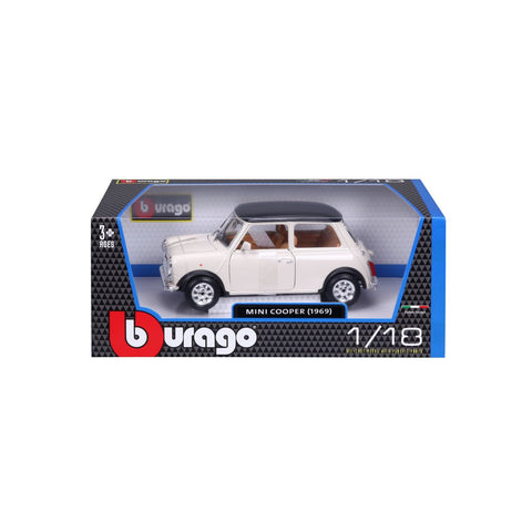 Mini Cooper 1969 1/18 beige