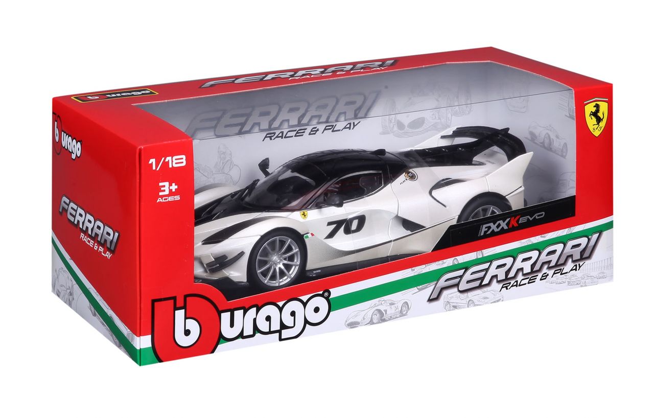 Ferrari R&P FXX-K EVO 1/18 weiss