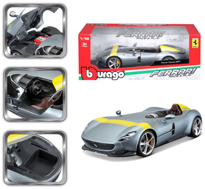 Ferrari R&P Monza SP1 1/18 silber