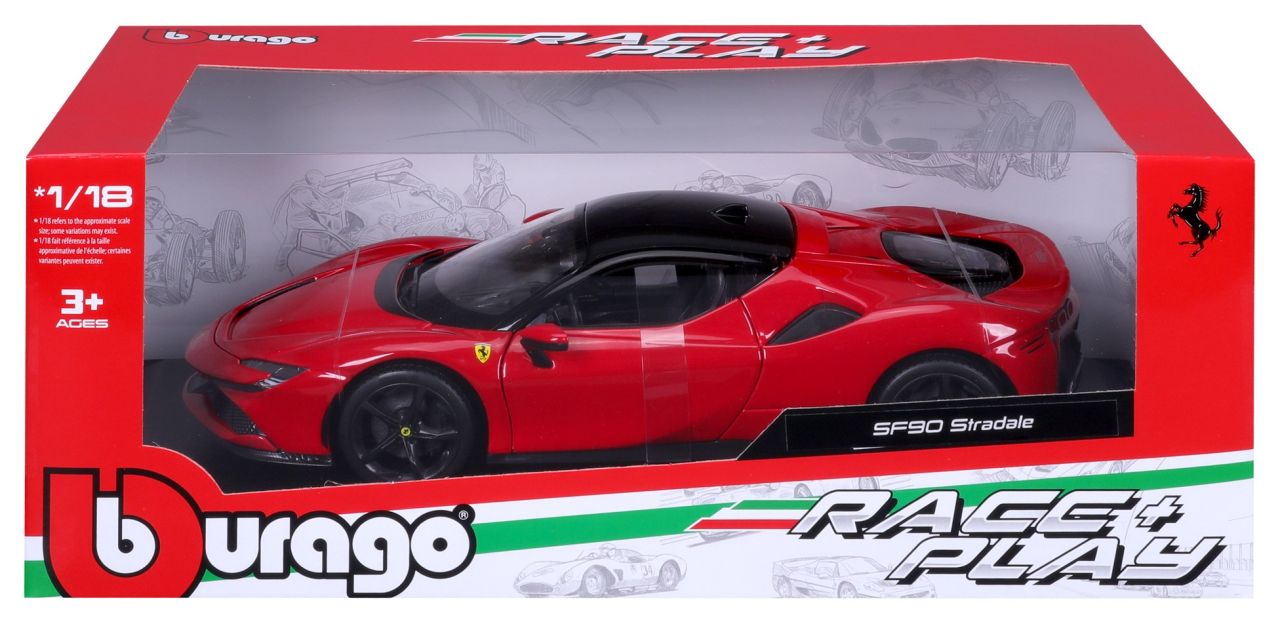 Ferrari R&P SF90 Stradale 1/18 rot