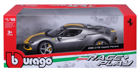 Ferrari R&P 296 GTB Assetto Fiorano 1/18 silber