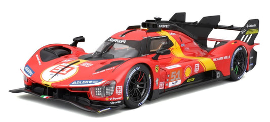 Ferrari 499P Le Mans Champion 2023 1/18 rot