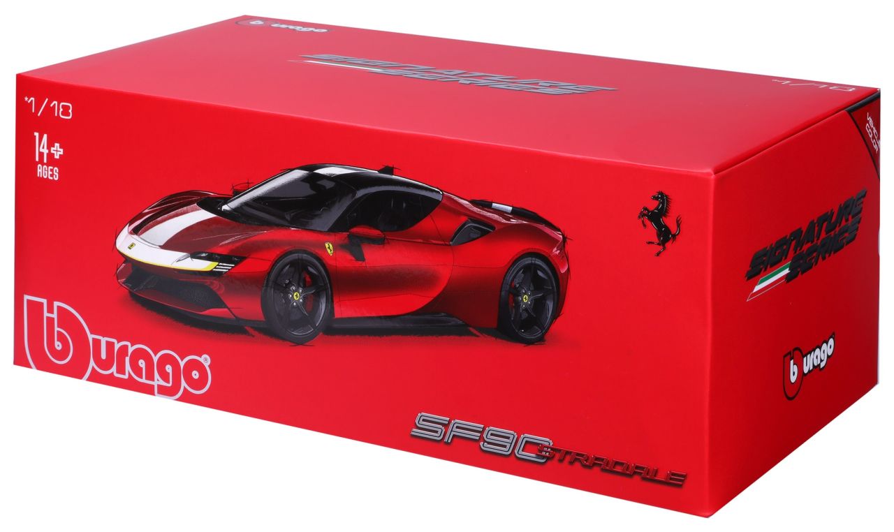 Ferrari Signature SF90 Stradale Fiorano 1/18 rot