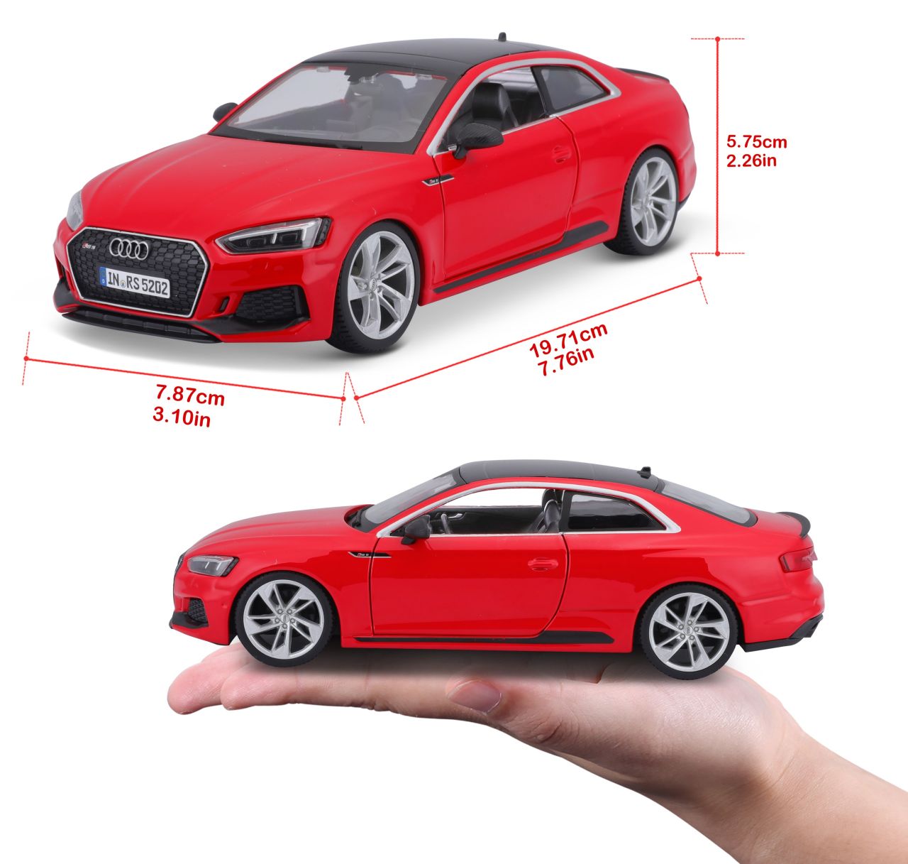 Audi RS 5 Coupe 1/24 rot