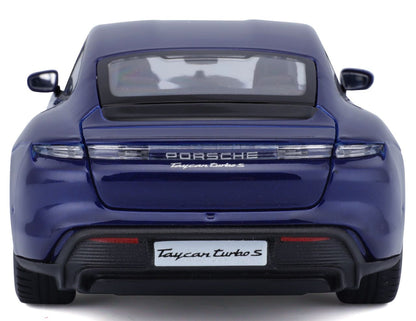 Porsche Taycan Turbo S 1/24 blau