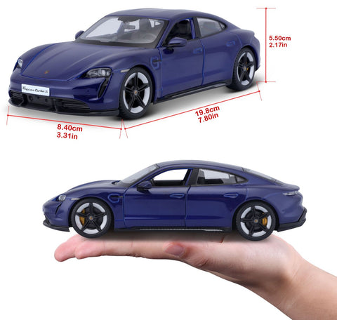 Porsche Taycan Turbo S 1/24 blau