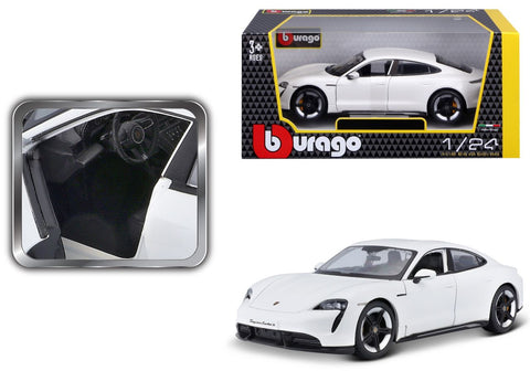 Porsche Taycan Turbo S 1/24 weiss