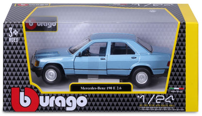 Mercedes Benz 190E 1987 1/24 blau