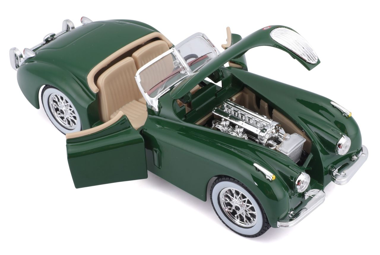 Jaguar XK 120 Roadster 1951 grün 1/24