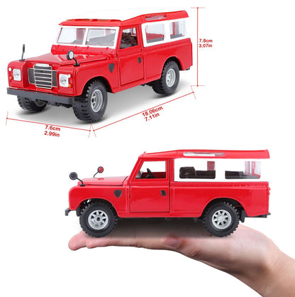 Land Rover Series II 1/24 rot