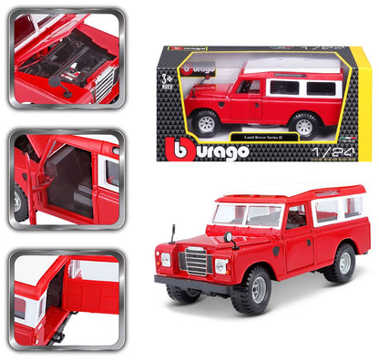 Land Rover Series II 1/24 rot