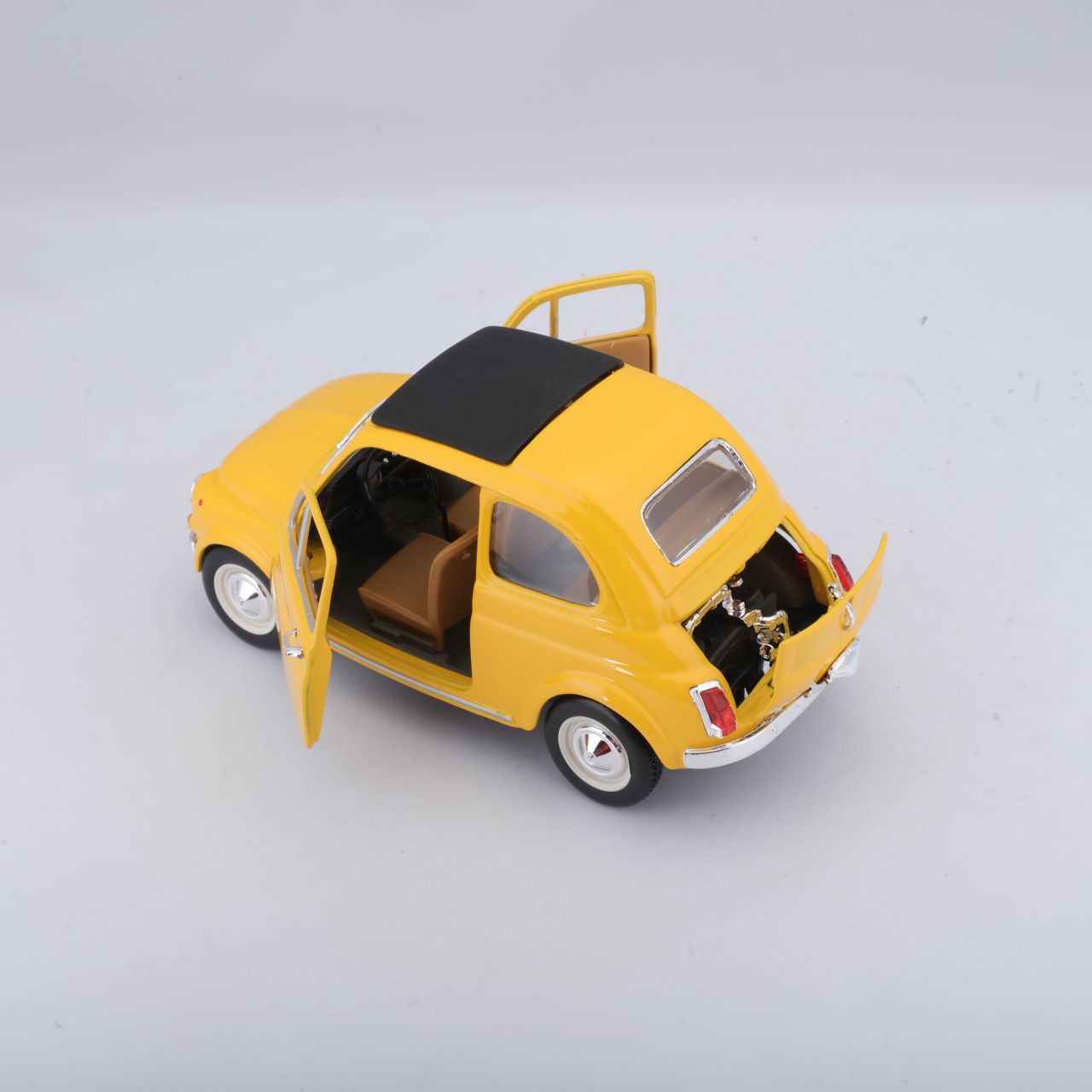 Fiat 500 F 1965 1/24 gelb