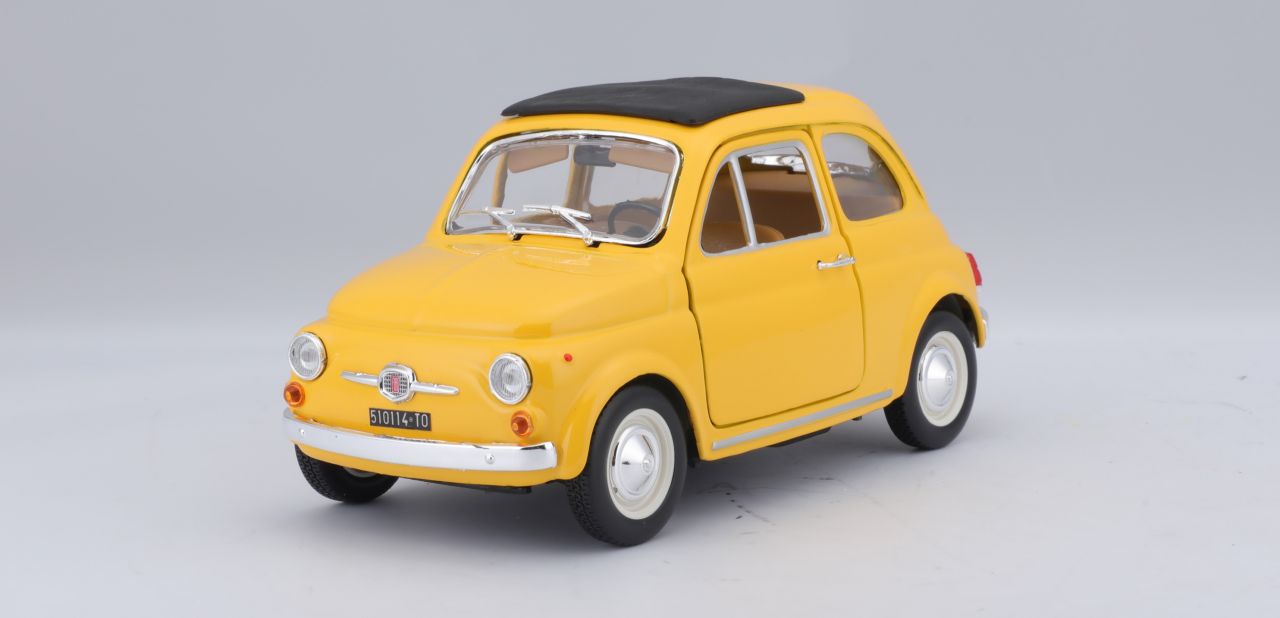 Fiat 500 F 1965 1/24 gelb