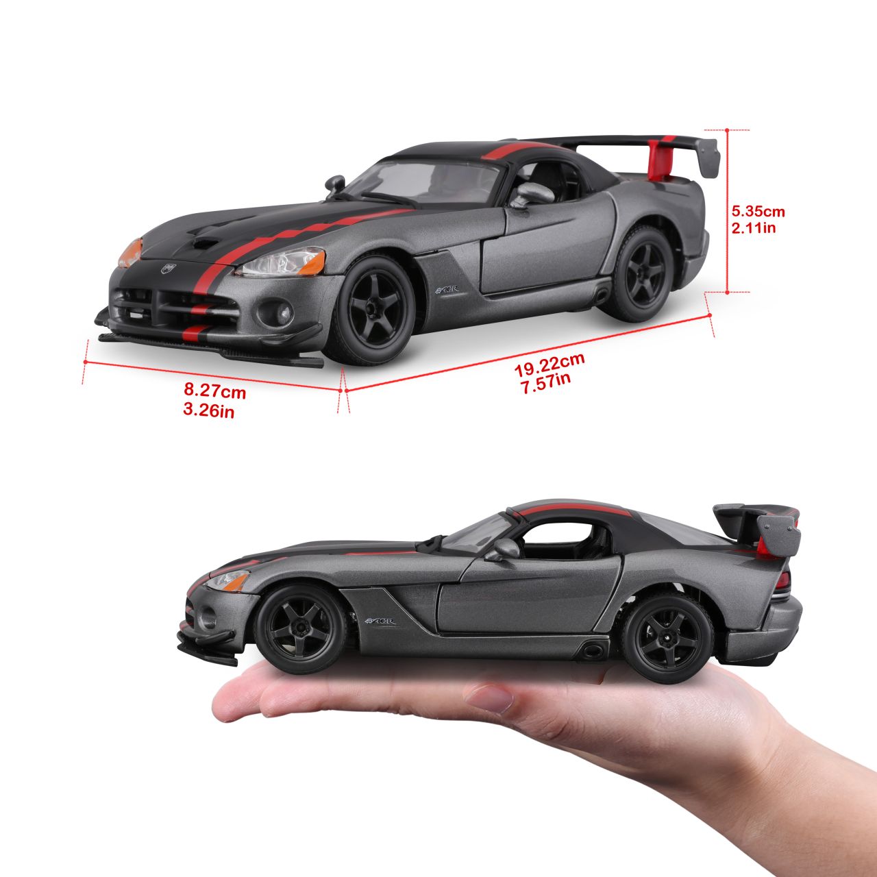 Dodge Viper SRT 10 ACR 1/24 grau