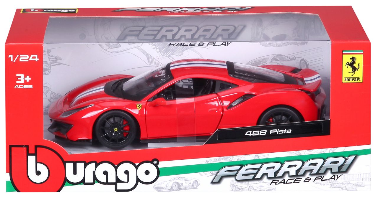 Ferrari R&P 488 Pista 1/24 rot