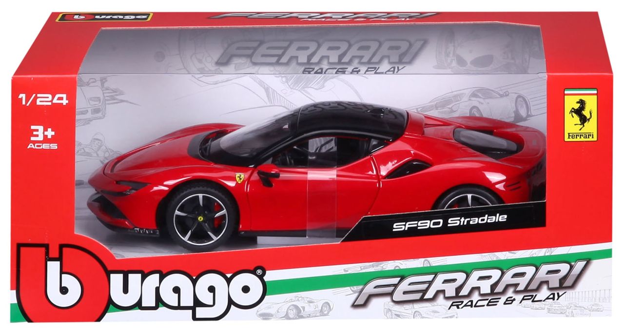 Ferrari R&P SF90 Stradale 1/24 rot