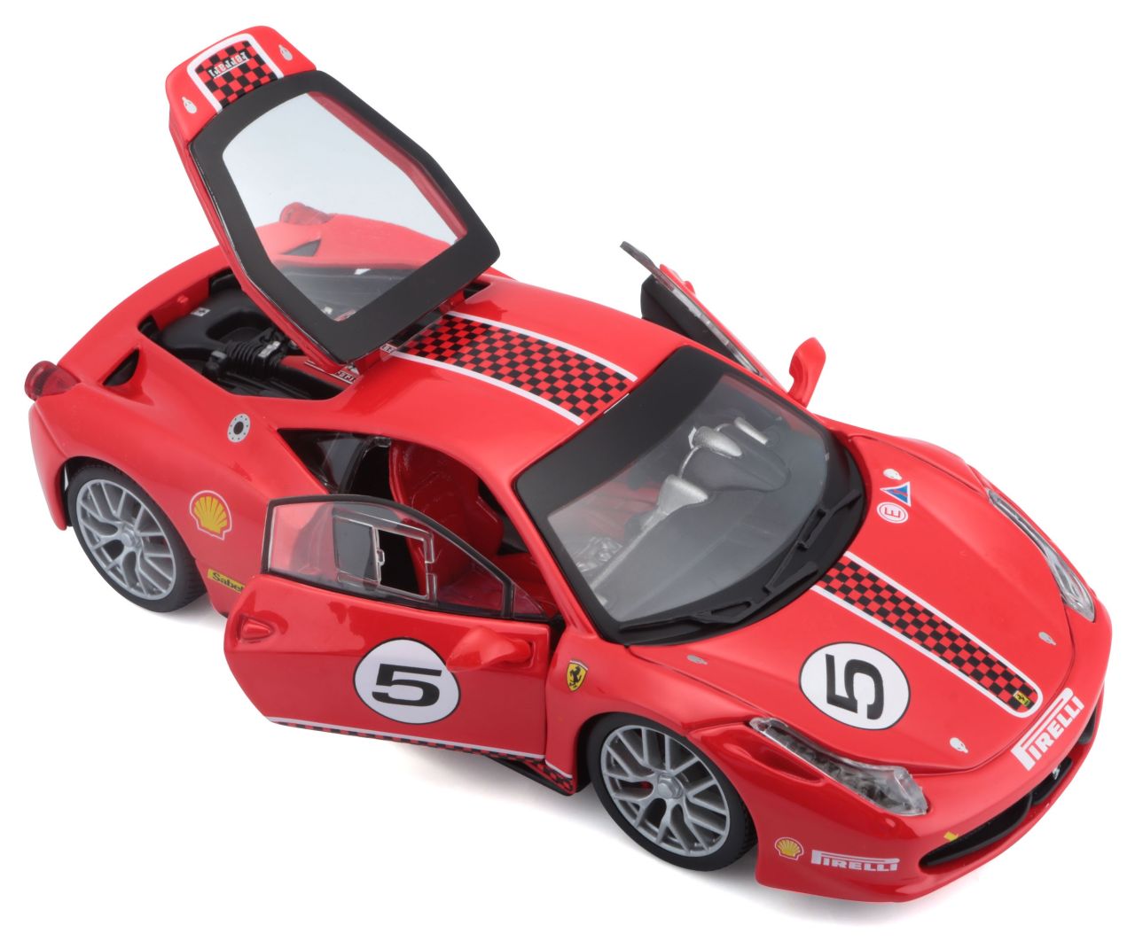 Ferrari Racing 458 Challenge 1/24 rot