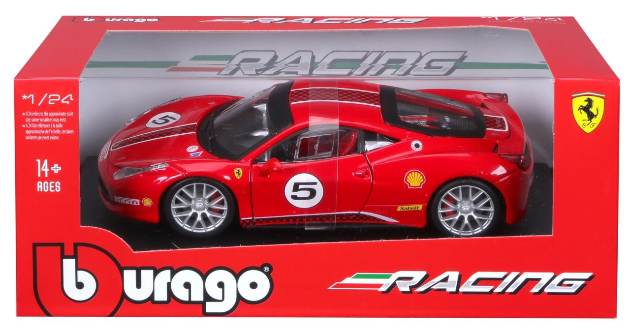 Ferrari Racing 458 Challenge 1/24 rot