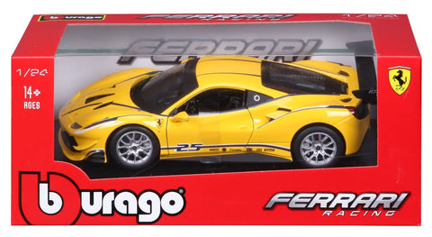 Ferrari Racing 488 Challenge 1/24 gelb