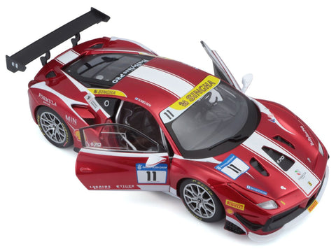 Ferrari Racing 488 Challenge 1/24 rot