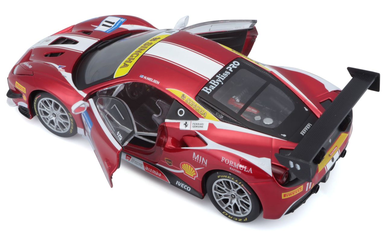 Ferrari Racing 488 Challenge 1/24 rot