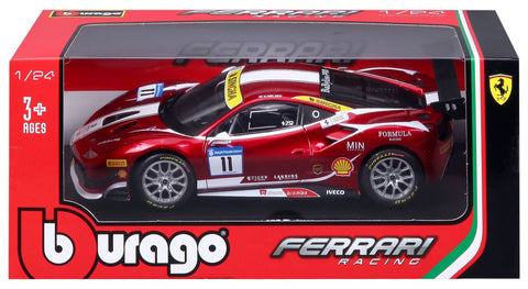 Ferrari Racing 488 Challenge 1/24 rot