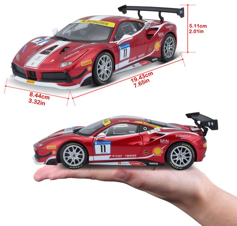 Ferrari Racing 488 Challenge 1/24 rot