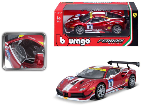 Ferrari Racing 488 Challenge 1/24 rot