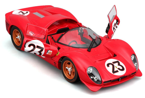 Ferrari Racing 330 P4 Daytona 1/24 rot