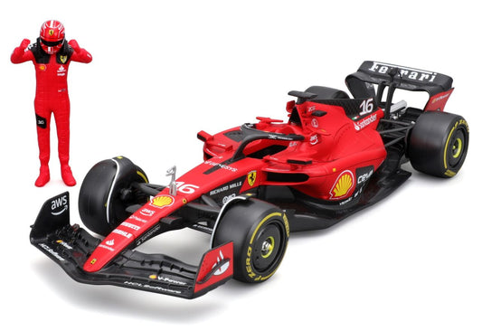 Ferrari F1 SF-23 mit Figur 1/24