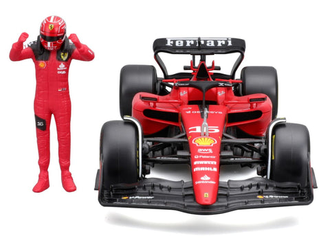 Ferrari F1 SF-23 mit Figur 1/24