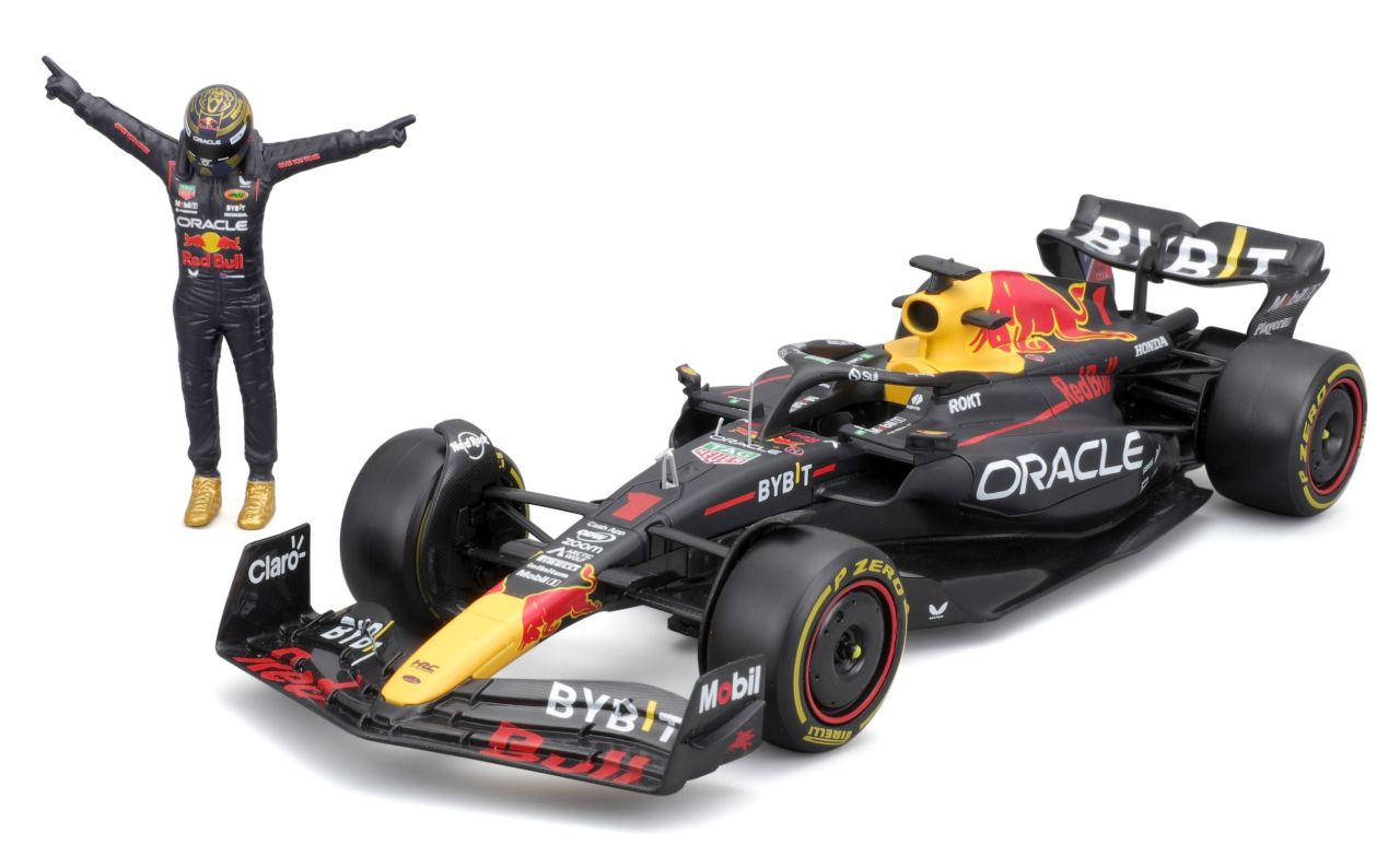 Red Bull F1 RB19 mit Figur 1/24