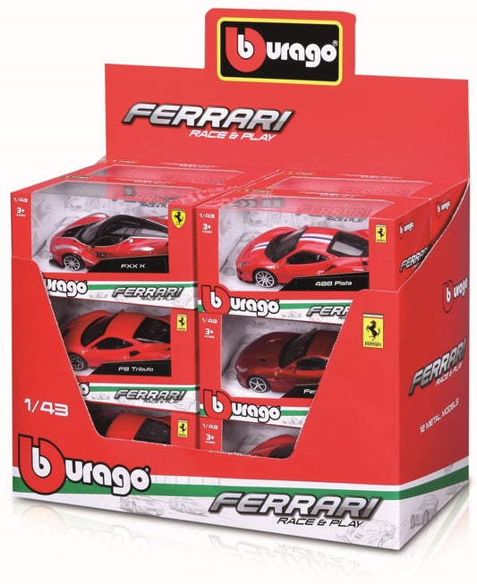 Ferrari R&P Modellautos 1/43 Windowbox assortiert