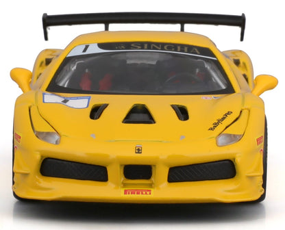 Ferrari Racing 488 Challenge 1/43 gelb