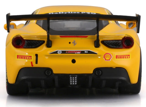 Ferrari Racing 488 Challenge 1/43 gelb