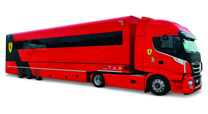 Ferrari Trailer Iveco S-Way + 2 Ferrari SF23 1/43