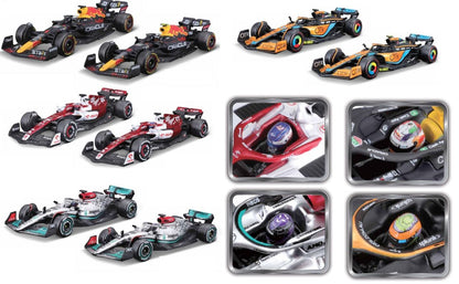 Formel 1 mit Helm 1/43 assortiert