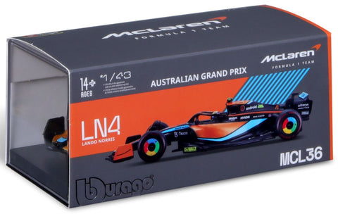 McLaren Mercedes F1 MCL36 1/43 Norris 2022