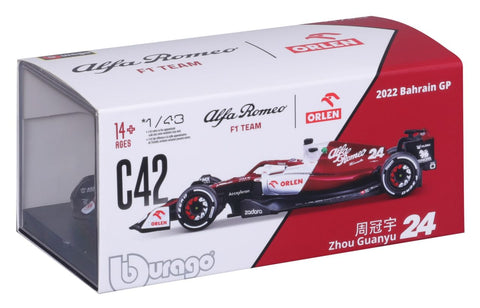 Alfa Romeo F1 Team Orlen C42 1/43 Zhou 2022