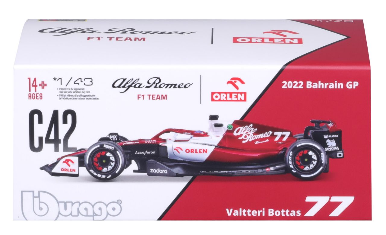 Alfa Romeo F1 Team Orlen C42 1/43 Bottas 2022