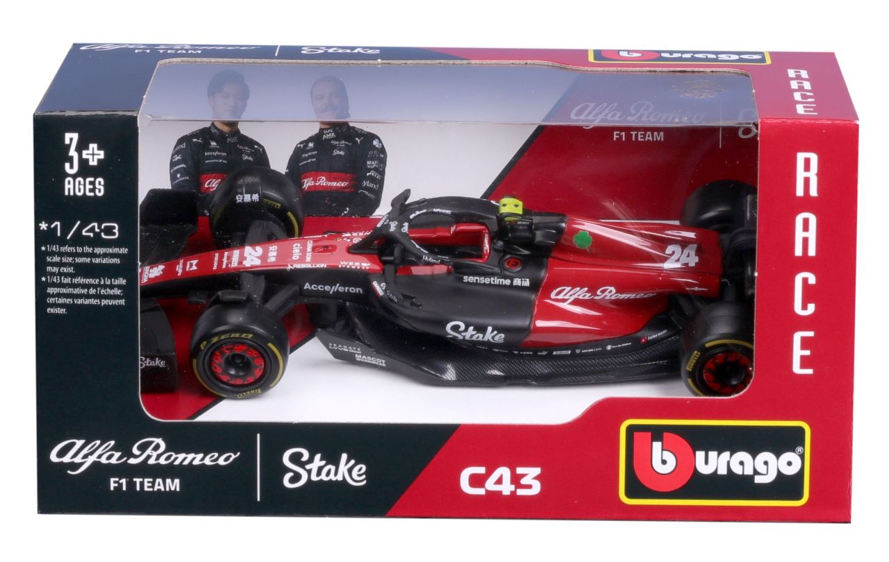 Alfa Romeo F1 Team Stake C43 1/43 Zhou 2023