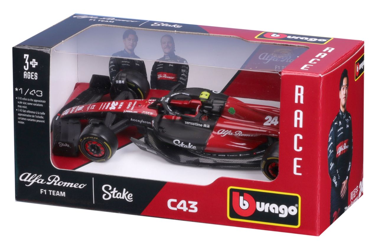 Alfa Romeo F1 Team Stake C43 1/43 Zhou 2023