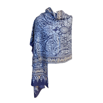 AISHITERU - Nyvara Embroidered Cashmere Shawl - Timeless luxury, arabesque warmth ✨🧣